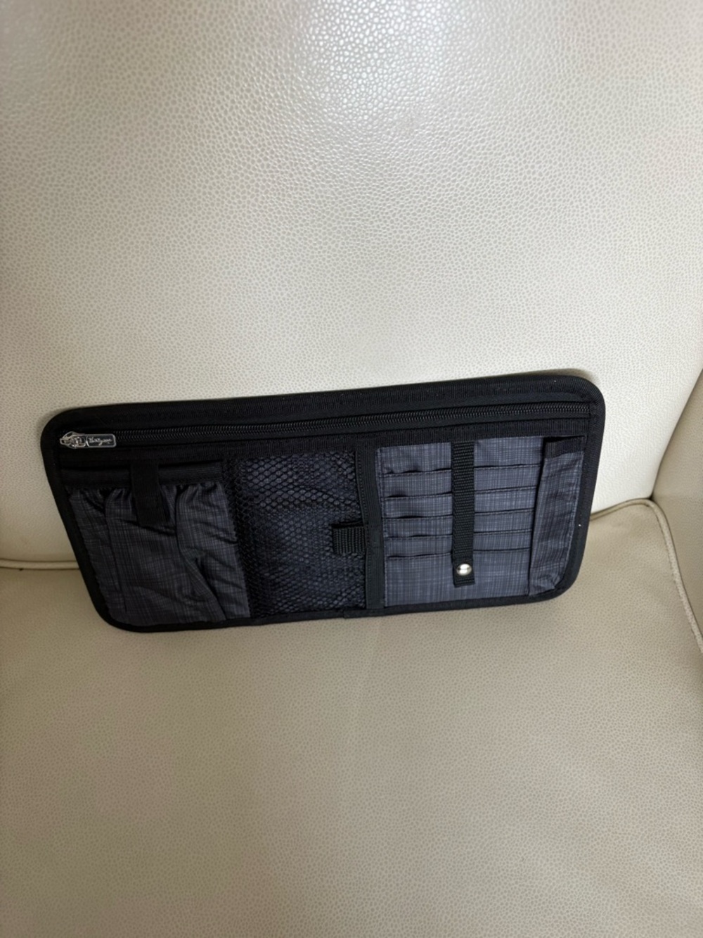 Black Men's Toiletry & Tech Organizer Pouch